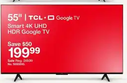 Target 55 Smart 4K UHD HDR Google TV offer