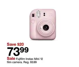Target Fujifilm Instax Mini 12 film camera offer