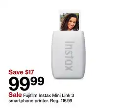 Target Fujifilm Instax Mini Link 3 smartphone printer offer
