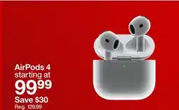 Target AirPods 4 offer