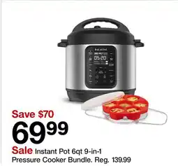 Target Instant Pot 6qt 9-in-1 Pressure Cooker Bundle offer