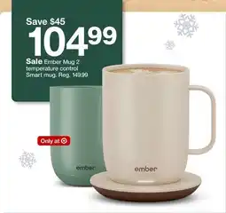 Target Ember Mug 2 temperature control Smart mug offer