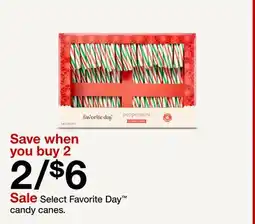 Target Select Favorite Day candy canes offer