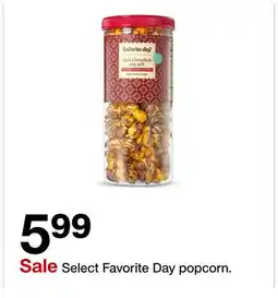 Target Select Favorite Day popcorn offer