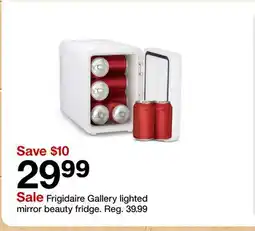 Target Frigidaire Gallery lighted mirror beauty fridge offer