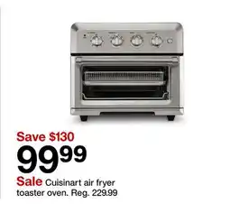 Target Cuisinart air fryer toaster oven offer