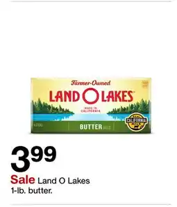 Target Land O Lakes 1-lb. butter offer