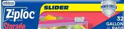 Target Ziploc 32-ct. gallon slider storage bags offer