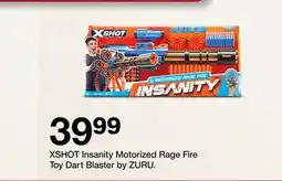 Target XSHOT Insanity Motorized Rage Fire Toy Dart Blaster by ZURU offer