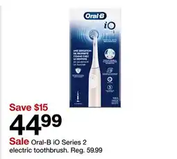 Target Oral-B iO Series 2 electric toothbrush offer