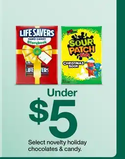 Target Select novelty holiday chocolates & candy offer