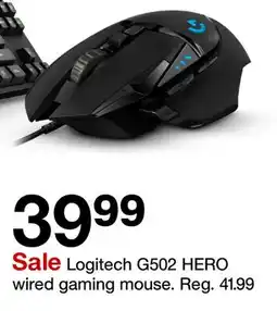 Target Logitech G502 HERO wired gaming mouse offer