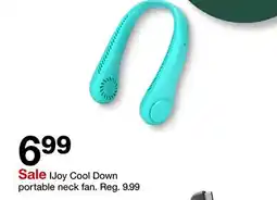 Target IJoy Cool Down portable neck fan offer