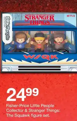 Target Fisher-Price Little People Collector & Stranger Things: The Squawk figure set offer
