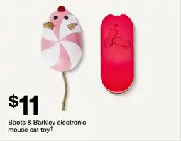 Target Boots & Barkley electronic mouse cat toy offer