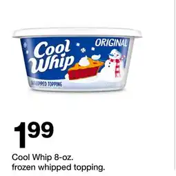 Target Cool Whip 8-oz. frozen whipped topping offer