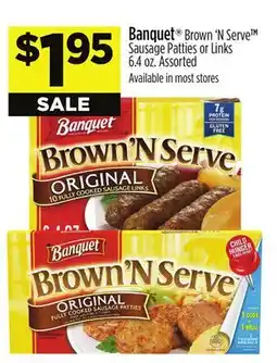 Dollar General Banquet Brown Sausage Patties or Links offer