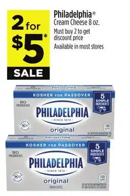 Dollar General Philadelphia Cream Cheese offer