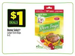 Dollar General Home Select Larger Oven Bags offer