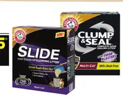 Dollar General Arm & Hammer Clump & Seal or Slide Cat Litter 14 lb offer