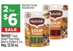 Dollar General Nutrish Soup Dog Treats Beef or Chicken offer