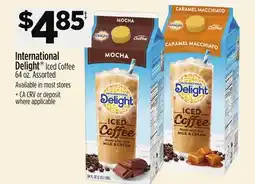 Dollar General International Delight Iced Coffee offer
