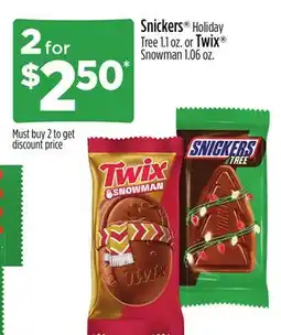 Dollar General Snickers or Twix offer