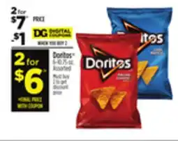 Dollar General Doritos 6-10.75 oz offer