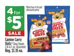 Dollar General Canine Carry Outs Dog Treats offer