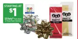 Dollar General Party Bows or Tissue Paper offer