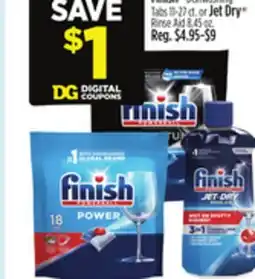 Dollar General Finish or Jet Dry offer
