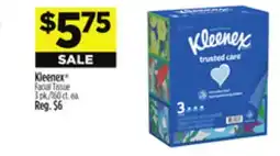 Dollar General Kleenex Facial Tissue offer