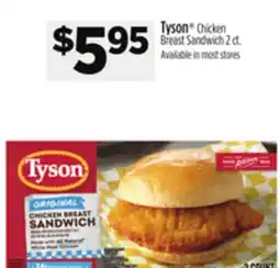 Dollar General Tyson Chicken Breast Sandwich offer