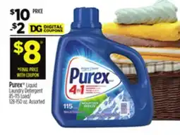 Dollar General Purex Liquid Laundry Detergent offer