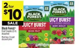 Dollar General Black Forest Fruit Snacks offer