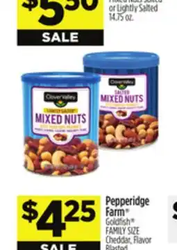 Dollar General Clover Valley Mixed Nuts Salted or Lightly Salted offer