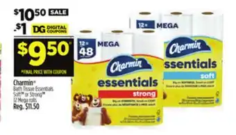 Dollar General Charmin Bath Tissue Essentials offer