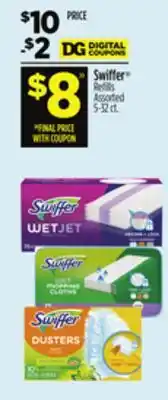 Dollar General Swiffer Refills offer