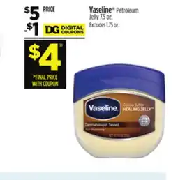 Dollar General Vaseline Petroleum Jelly offer