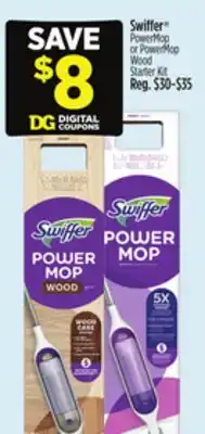 Dollar General Swiffer PowerMop or PowerMop Wood Starter Kit offer