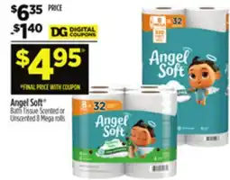 Dollar General Angel Soft Bath Tissue Scented or Unscented offer