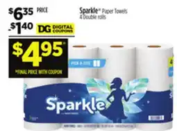 Dollar General Sparkle Paper Towels offer