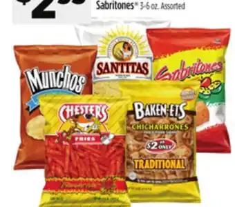 Dollar General Santitas, Chester's, Munchos, Baken-Ets or Sabritones offer