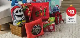 Family Dollar Character Throws offer