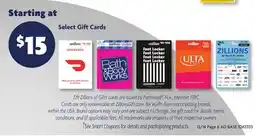 Family Dollar Select Gift Cards offer
