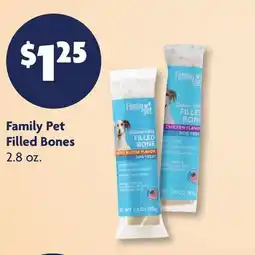 Family Dollar Family Pet Filled Bones offer