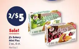 Family Dollar JJ's Bakery Mini Pies offer