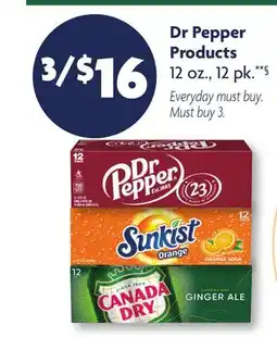 Family Dollar Dr Pepper Products offer