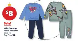Family Dollar Kids' Character Fleece Pant Sets offer