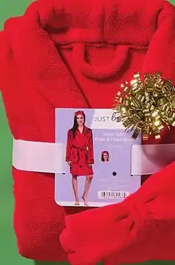 Family Dollar Ladies' Plush Robes with Headband offer